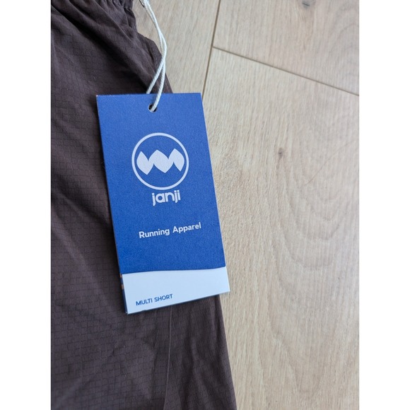 Janji W's 3" Multi Short Running Brown - Carob Size Large Athleisure Shorts NWT - Picture 3 of 9